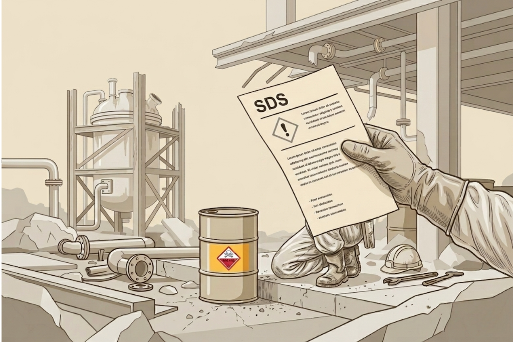 MSDS（SDS）とは？解体工事で化学物質トラブルを防ぐための基礎知識