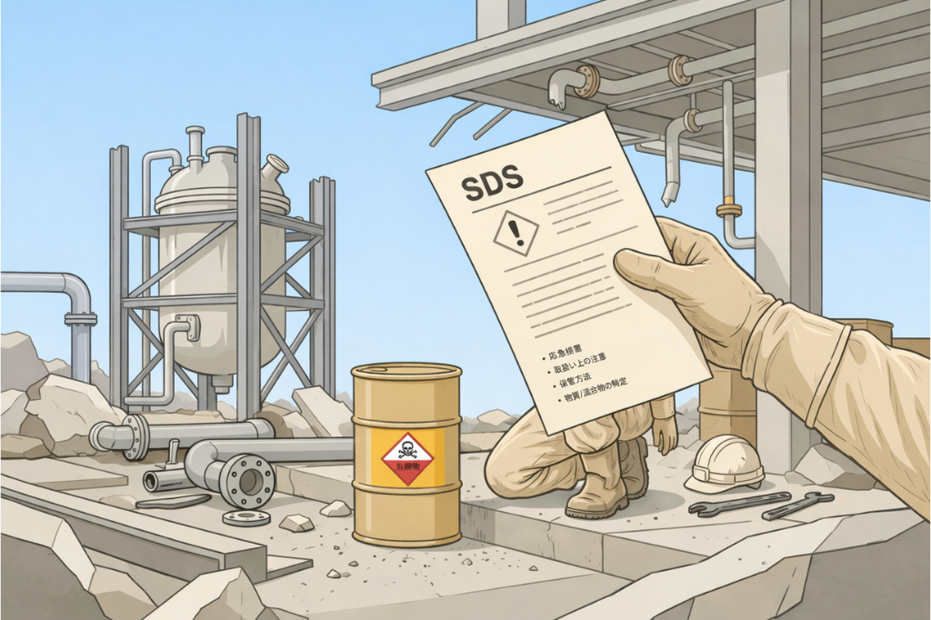 MSDS（SDS）とは？解体工事で化学物質トラブルを防ぐための基礎知識