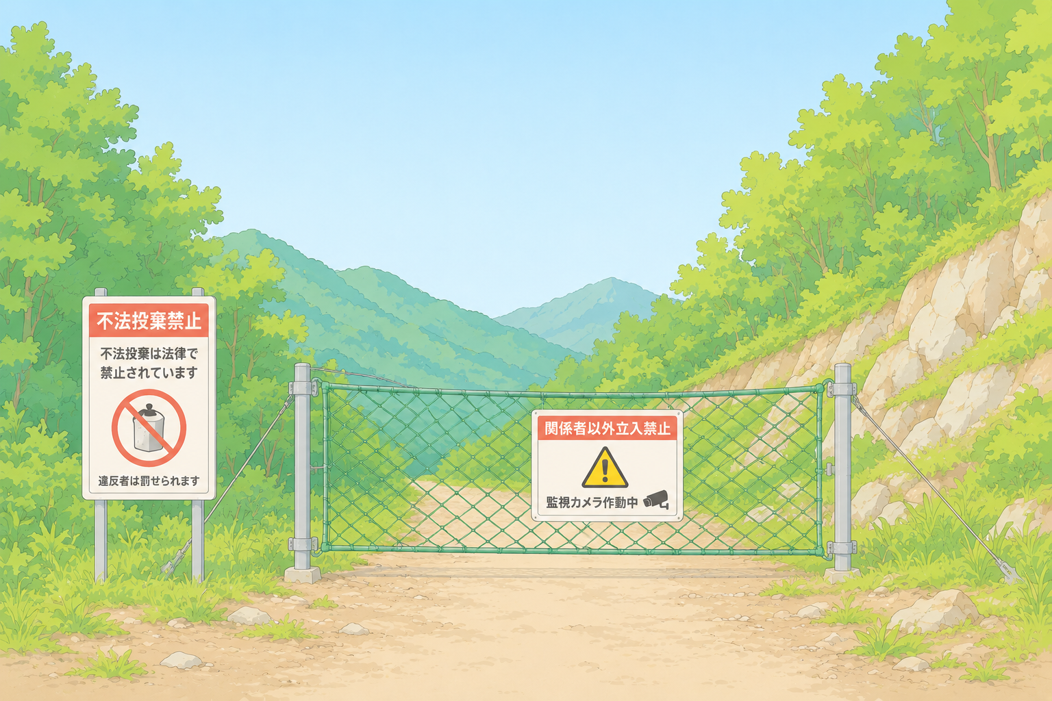 捨てさせないシャットアウト型不法投棄抑制とは？課題・運用方法も解説