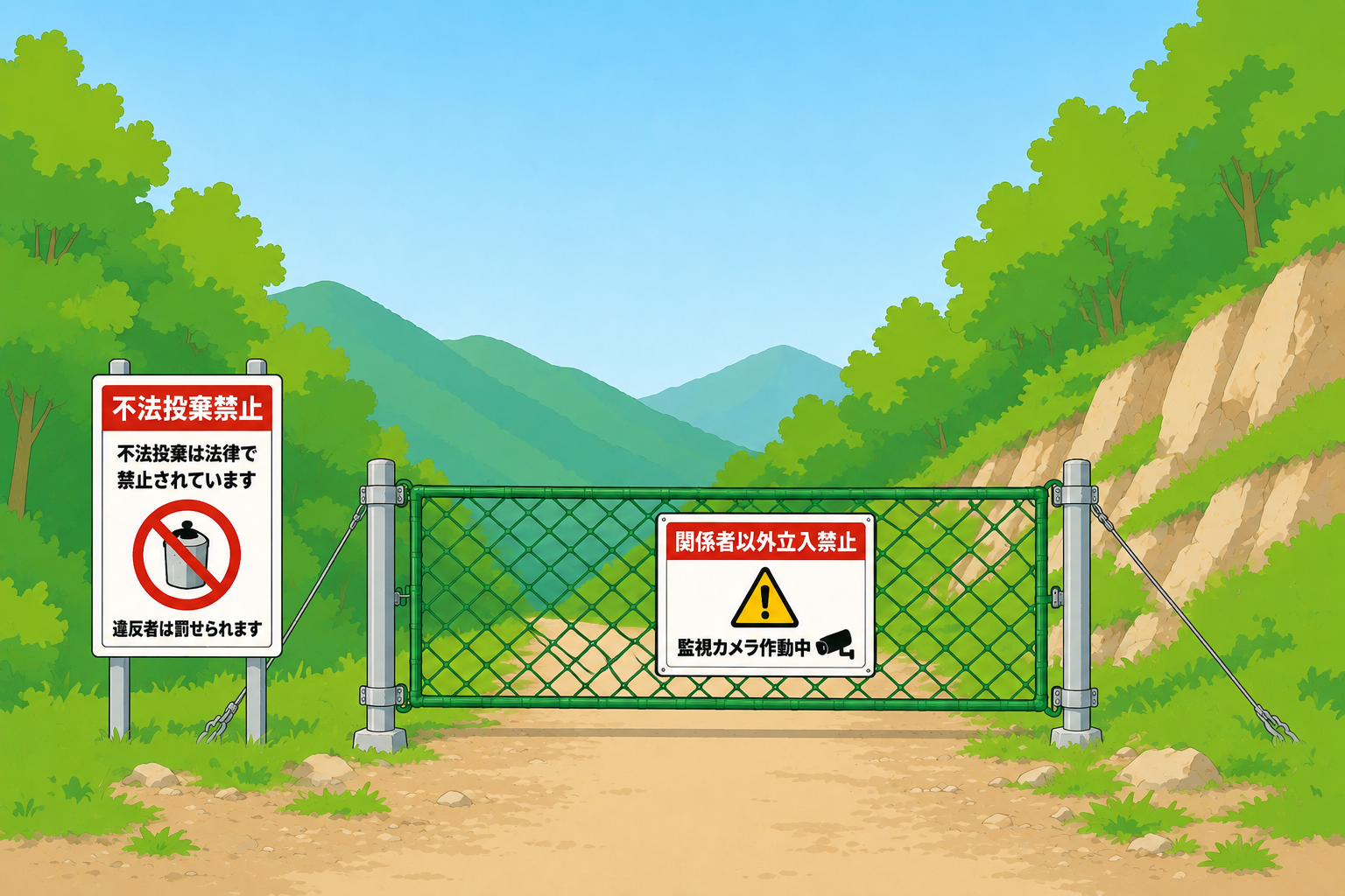 捨てさせないシャットアウト型不法投棄抑制とは？課題・運用方法も解説