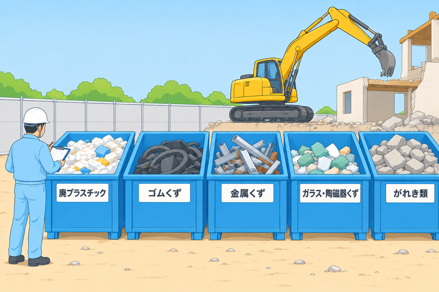 安定型品目5つとは？解体工事で出る代表例と分別のポイント